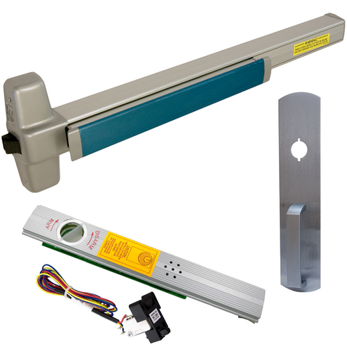Von Duprin 99NL-628-36 ALK Alarmed Rim Exit Device 990NL Nightlatch Trim, 36in, Grade 1, Anodized Aluminum