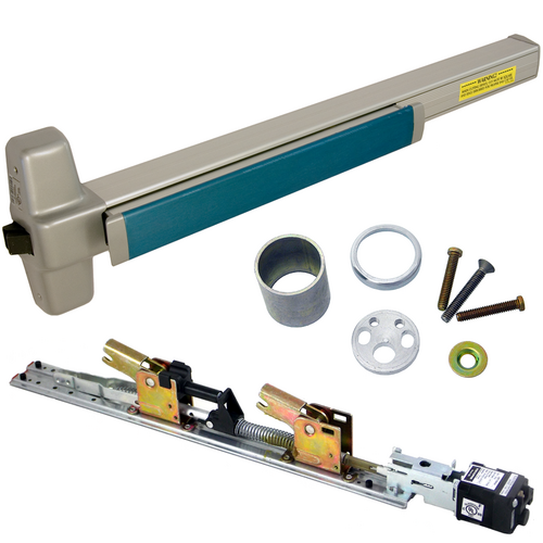 Von Duprin QELA-99NL-OP-628 36 QEL Rim Exit Device with NL-OP Nightlatch Cylinder Trim, 36in, Anodized Aluminum