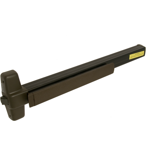 Von Duprin 99EO-710-36 Rim Exit Device, Exit Only, 36in, Hex Dogging, Grade 1, Dark Bronze