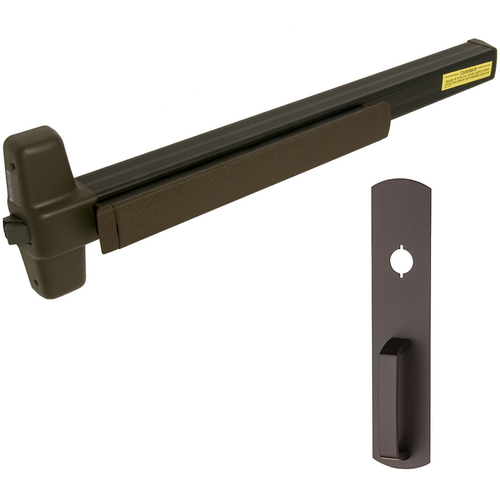 Von Duprin 99NL-710-36 Rim Exit Device Kit, 990NL Nightlatch Trim, 36in, Hex Dogging, Grade 1, Dark Bronze