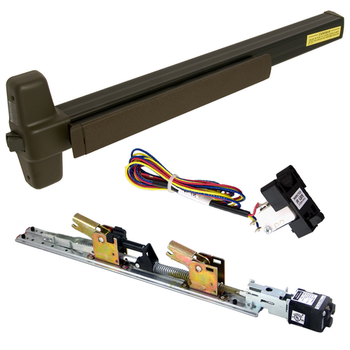 Von Duprin RX-QELA-99EO-710-36 KIT - RX Request to Exit Switch Rim Exit Device, 36in, Grade 1, Dark Bronze