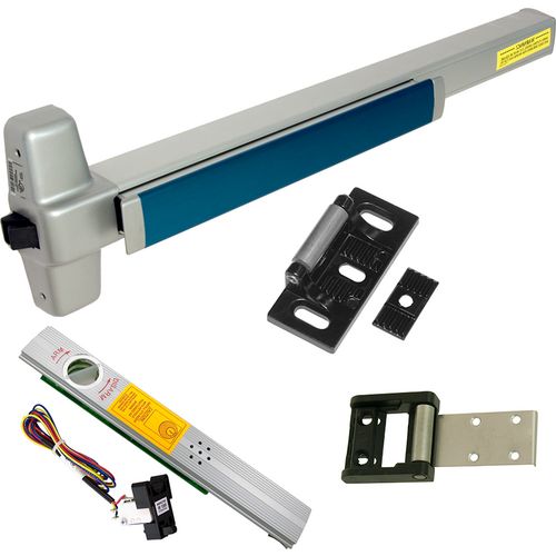 Von Duprin 98EO-628-36 1439 ALK Alarmed Rim Exit Device, Exit Only, 36in, Low Profile Roller Strike, Grade 1