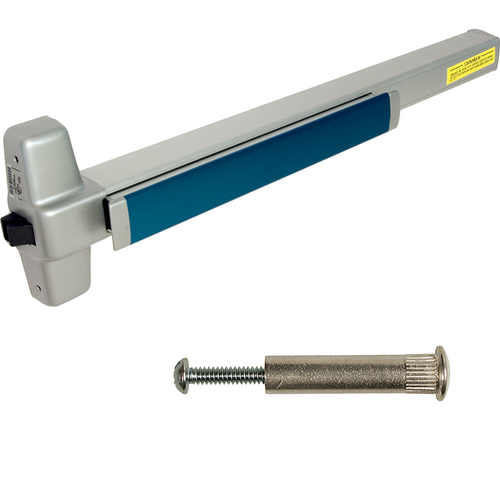 Von Duprin 98EO-628-36 SNB Rim Exit Device, Exit Only No Trim, 36in, Hex Dogging, Grade 1, Anodized Aluminum