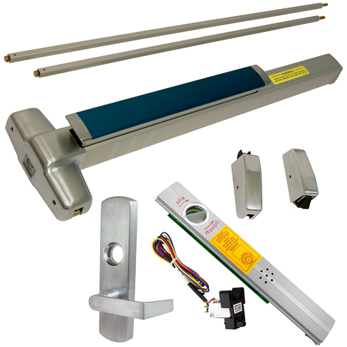Von Duprin 9827L-626-36-RHR 06 ALK Alarmed SVR Smooth Exit Device, 996L-06 Lever Trim, RHR, Satin Chrome