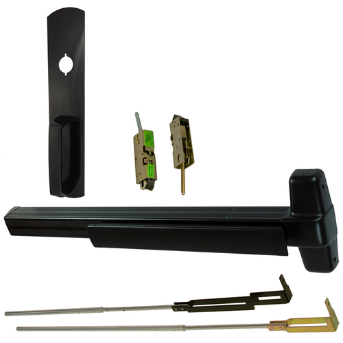 Von Duprin 9947NL-711-36 CVR Grooved Exit Device 990 Nightlatch Trim, 36in Adjustable, Grade 1, Black