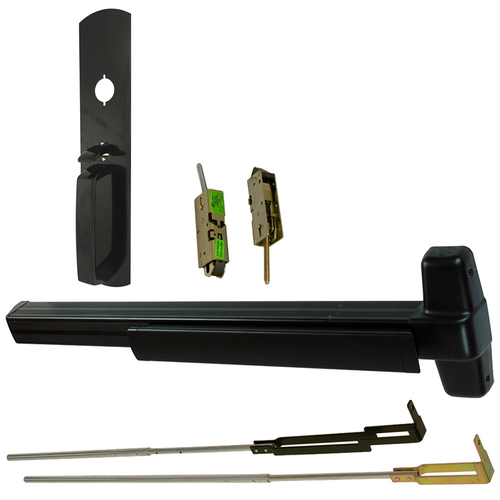 Von Duprin 9947TP-711-36 CVR Grooved Exit Device with 990TP Trim, 36in Adjustable, Grade 1, Black