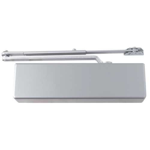 Dexter DCH1000.STD.FULL.RW/PA.ALUM Heavy Duty Surface Mount Door Closer with Full Cover and Regular Arm Aluminum Finish