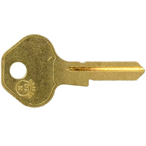 JMA MAS-18DE-BR 6000K M20 Master Key Blank Brass