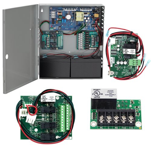 Schlage PS904-4R-FA-BB 4 Amp Power Supply Relay Board, Fire Alarm Relay, 12/24VDC, Battery Backup