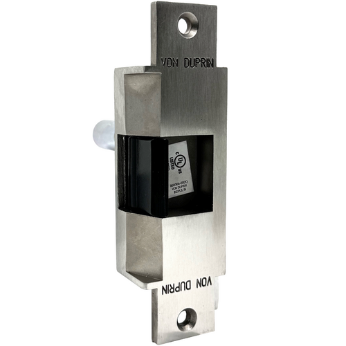 Von Duprin 6223-630-24VDC-FSE Double Door Electric Strike, Fire Rated, Inactive Leaf, Satin Stainless Steel