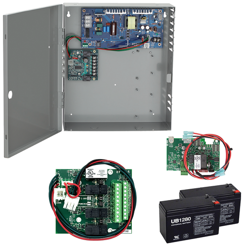 Von Duprin PS902-4R-BBK 2 Amp Power Supply Relay Board with Battery Backup Kit, 12/24VDC
