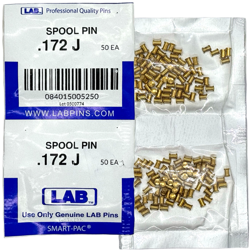 LAB J172 Spool Pin .172 Colored, Smart-Pac 100 Pins