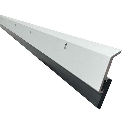 Pemko 315CN 36IN 7/16in Neoprene Sweep 36in Aluminum, Overall Height 1-11/16in