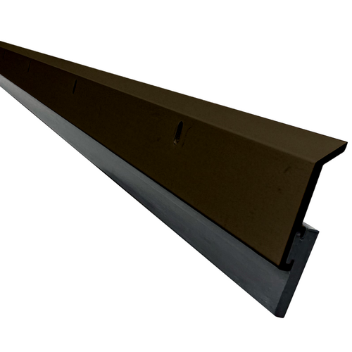 Pemko 315DN 48IN 7/16in Neoprene Sweep 48in Dark Bronze, Overall Height 1-11/16in