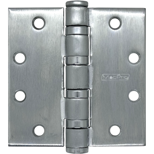 McKinney MPB68 4.5 X 4.5 US26D MacPro 5-Knuckle Heavy Weight Full Mortise Hinge 4.5x4.5in Satin Chrome