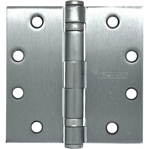 McKinney MPB79 4.5 X 4.5 US26D NRP MacPro 5-Knuckle Hinge, 4.5x4.5in, Steel, NRP, Satin Chrome