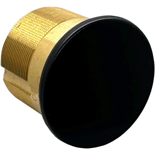 GMS M118D19 Dummy Mortise Cylinder 1-1/8in Black, 622/US19 Matte Black