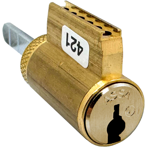 Assa Abloy 88611-606-SNS Schlage Twin Max Key-in-Knob/Lever, SNS, 606/US4 Satin Brass