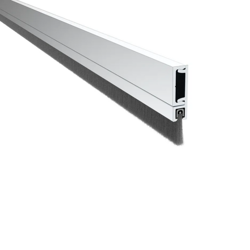 Pemko 29324CNB 84IN Split Brush Astragal with Concealed Fasteners 84in (1 Side) Aluminum