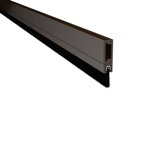 Pemko 29324DNB 84IN Split Brush Astragal with Concealed Fasteners 84in (1 Side) Dark Bronze