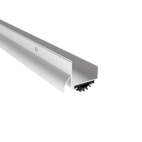 Pemko 215AV 36IN Surface Mounted J-Shaped Door Shoe with Rain Drip and Eco-V Insert 36in Aluminum