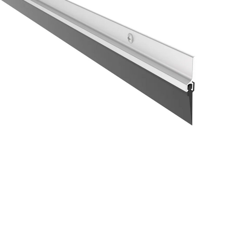 Pemko 307AV 36IN 1in Vinyl Sweep 36in Aluminum, Overall Height 1-7/8in