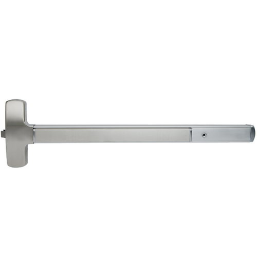 Falcon Lock 25R-EO-US28-48 Rim Exit Device, 48in, Hex Dogging, 299 Strike, Grade 1, Anodized Aluminum