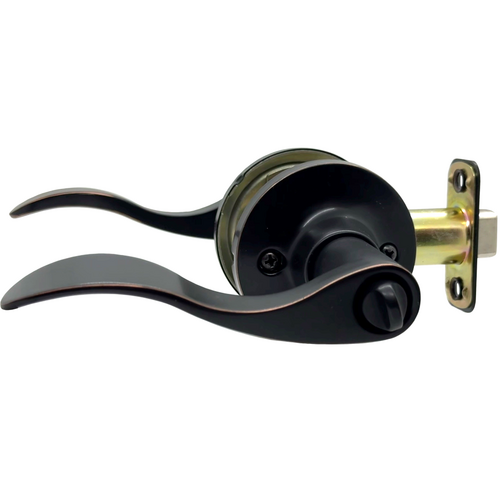 Yale 21YE KW 10BP-ISO Keowee Privacy Lever, RC Adjustable Backset 2-3/8in - 2-3/4in, Oil Rubbed Bronze