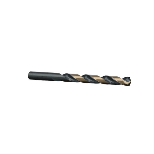 Drill America KFD1/2 1/2in Black Gold KFD 135 Split Tip Jobber Length HSS Drill Bit