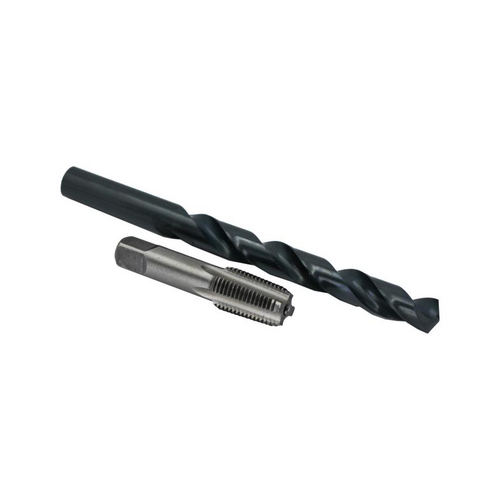 Drill America POU1/4NPTW/DRILL 1/4in NPT Hand Tap Drill Set in Plastic Pouch - High Speed Steel