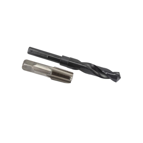Drill America POU1/2NPTW/DRILL 1/2in NPT Hand Tap Drill Set in Plastic Pouch - High Speed Steel