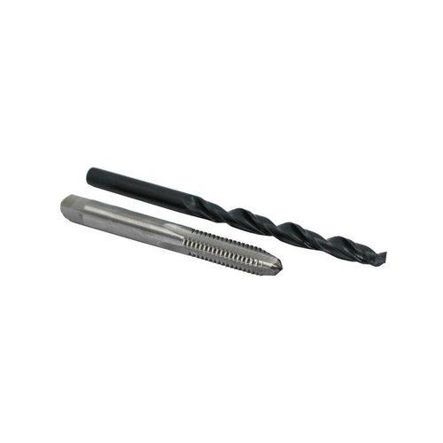 Drill America POU1/4-20 1/4in - 20 Hand Tap Drill Set in Plastic Pouch, High Speed Steel