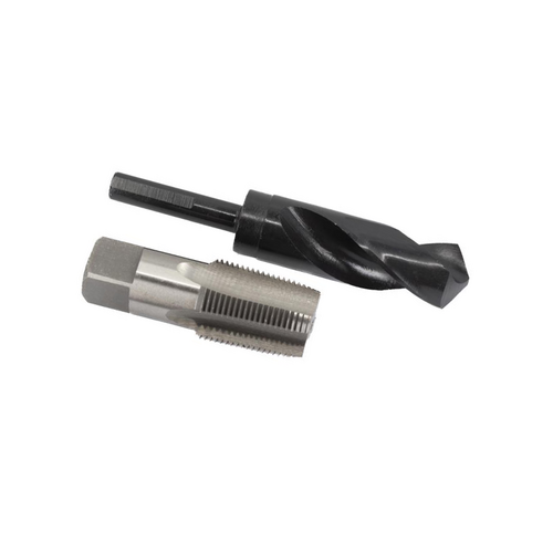Drill America POU1NPTW/DRILL 1in NPT Hand Tap Drill Set in Plastic Pouch - High Speed Steel