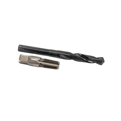 Drill America POU3/8NPTW/DRILL 3/8in NPT Hand Tap Drill Set in Plastic Pouch - High Speed Steel