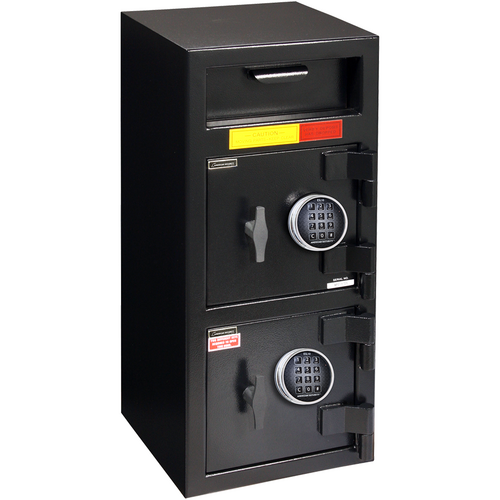Amsec DSF3214E1-E1 Front Load Depository Safe, Double Door, Black, ESL10 Electronic Keypad