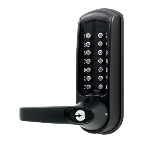 Codelocks CL630-BB-BK-MG CL600 Heavy Duty Gate Lock, Back to Back, 630 Lever Keypad, Marine Grade, Black