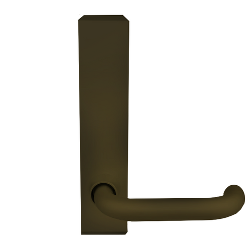 FCBP L3710-M2-BR Lever Trim for 3790 Rim Latch, LHR, Passage, Dark Bronze Anodized Aluminum