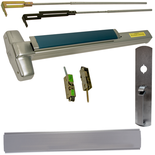 Von Duprin LD-9847TP-626-36 KIT - Less Dogging CVR Concealed Vertical Rod Exit Device, 36in-100in, Grade 1