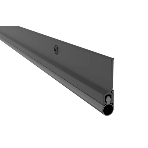 Pemko 303BSPV3684 Weatherstrip 36in x 84in x 84in, Vinyl Insert, Black Suede Powder Coat BSP