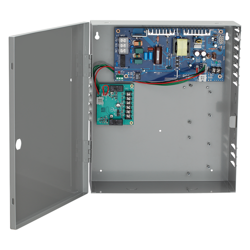 Schlage PS902 Base Power Supply 2A, 12/24VDC Field Selectable, 14x12x4in Enclosure