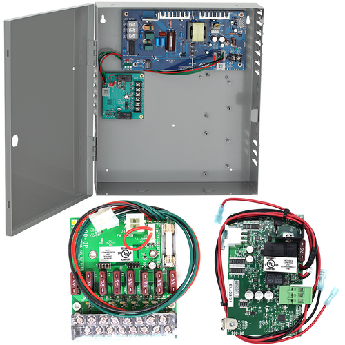 Von Duprin PS902-8F-BB KIT - 2A Fused 8 Zone Power Supply Battery Backup Board, 12/24VDC