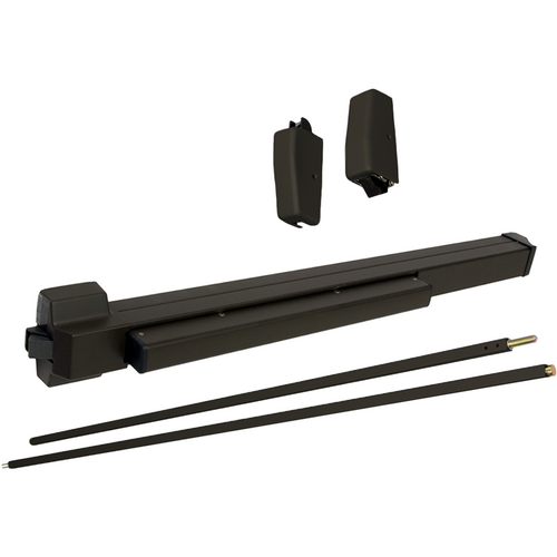 Von Duprin 2227EO-695-36 SVR Surface Vertical Rod Exit Device, 36in x 84in, Hex Dogging, Grade 1, Dark Bronze