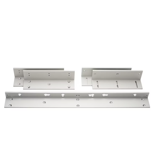 Alarm Controls AM3375 28 Z-Bracket for 600 Series Double Maglocks, 628/US28 Satin Aluminum