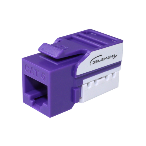 Wavenet 6EKSJPL Cat6 Keystone Jack (EA) - Purple