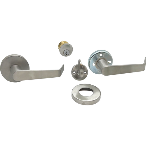 Marks Hardware MKRW92/32D RW Plain Rose/American Lever Mortise Trim, 2-9/16