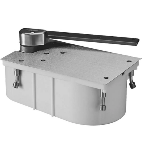Rixson 27-105SHO 626 RH Heavy Duty Floor Closer, 3/4in Offset, 27 Series, Satin Chrome, Right Hand