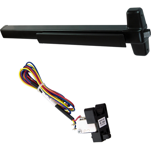 Von Duprin RX-98EO-711-48 KIT - RX Rim Exit Device, Exit Only No Trim, 48in, Hex Dogging, Grade 1, Black