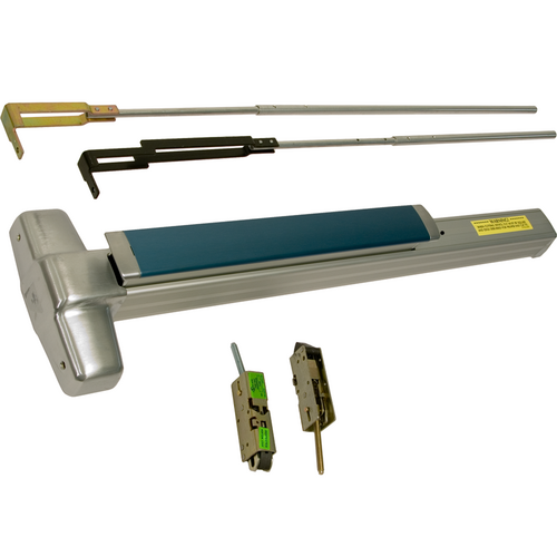 Von Duprin 9847EO-626-48 CVR Concealed Vertical Rod Exit Device, 48in-120in, Hex Dogging, Satin Chrome