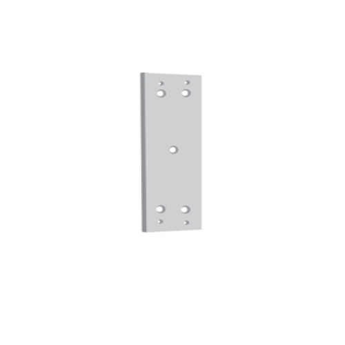 Security Door Controls 1576-MP-V Lock Body Mounting Plate for 1576, 1/4in x 2-1/2in x 8-11/16in, Satin Aluminum