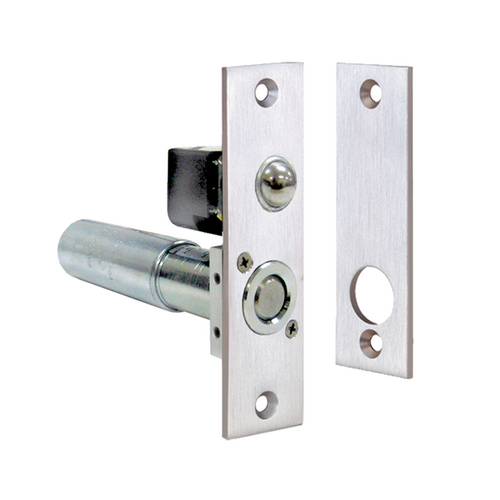 Security Door Controls 160I-V Electric Mortise Bolt Lock, Auto-Relock, Fail-Safe, 12/24VDC, Satin Aluminum